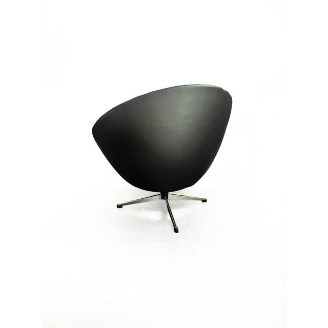 1970s Vintage Swedish Pod Swivel Chair, 1960s For Sale - Image 5 of 17