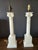 Mid 19th Century Hand Carved Italian Alabaster Neoclassical Column Table Lamps - a Pair For Sale - Image 4 of 18