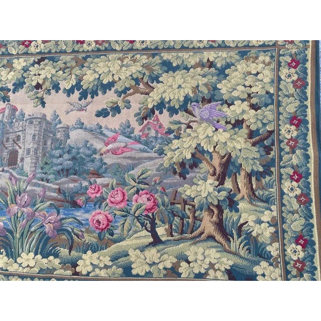 Aubusson Style French Tapestry For Sale - Image 16 of 18