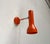 Orange Mid-Century Modern Space Age Wall Lamps Sconces by SLZ Team for Swiss Lamps International, 1960s, Set of 2 For Sale - Image 8 of 18