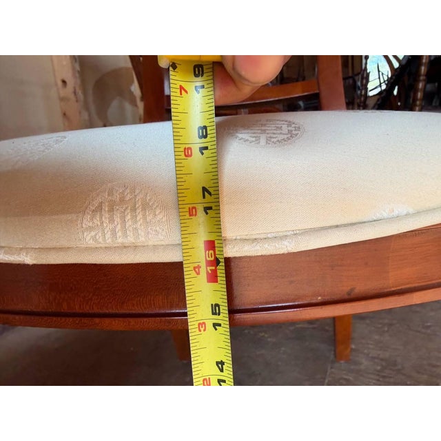 Late 20th Century Set of 4 Century Neoclassical Style Dining Room Chairs For Sale - Image 11 of 17