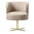 Spritz Beige Leather Chair by Lorenza Bozzoli For Sale - Image 4 of 4