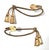 Metal Vintage Italian Gilt Metal Rope & Tassel Curtain Tiebacks, Pair For Sale - Image 7 of 8