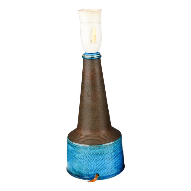 Table Lamp in Ceramic by Nils Kähler, Denmark, 1960 For Sale