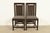 Frank Lloyd Wright for Cassina Arts & Crafts Dark Cherry Wood Side Chairs or Dining Chairs, Pair For Sale - Image 13 of 13