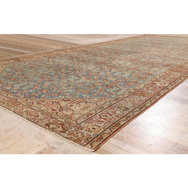 Blue Late 19th Century Persian Malayer Rug, 06'09 X 16'08 For Sale - Image 8 of 10