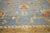 Vintage Blue Turkish Oushak Rug, 11'10 X 15'09 For Sale - Image 4 of 7