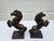 Art Deco Vintage Bronze Rearing Horse Sculptures or Bookends For Sale - Image 3 of 15