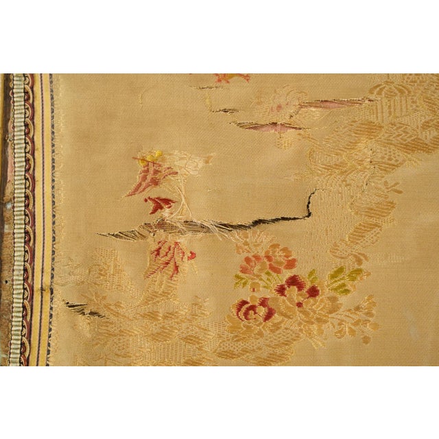 1890s European French Four Panel Vanity Screen Room Divider For Sale - Image 4 of 16