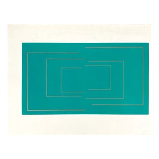 Joachim Albrecht, Double-Sided Concrete Composition, 1970s, Color Screen Print For Sale