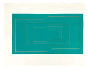 Joachim Albrecht, Double-Sided Concrete Composition, 1970s, Color Screen Print
