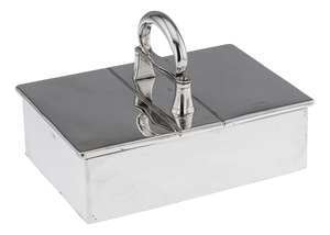 Edwardian Silver Cigar Box, London, 1909