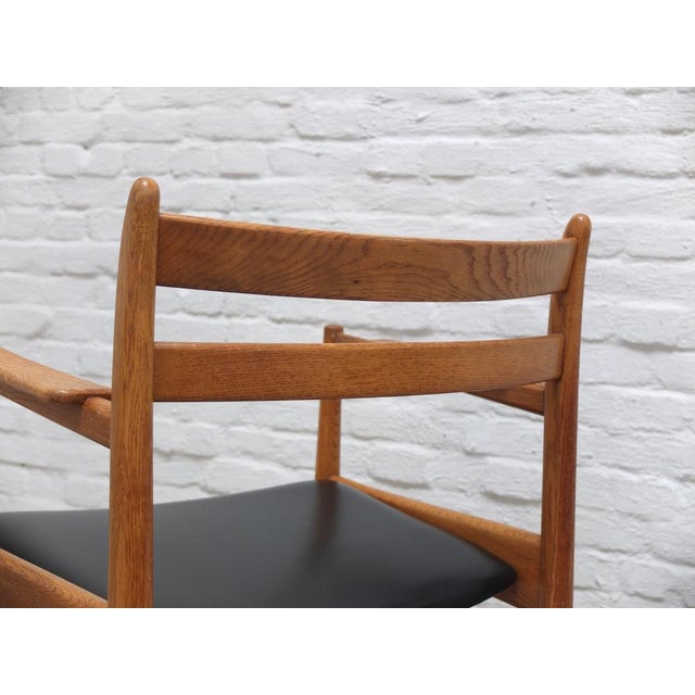 Armchair in Oak by Jos de Mey for Van Den Berghe-Pauvers, 1960s For Sale - Image 14 of 16