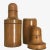 Early 20th Century Italian Boxwood Pharmacy Bottles, Set of 2 For Sale - Image 5 of 11