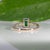 Green 1.2Ct Zambian Emerald Ring With Earth-Mined Diamond Accents: Solid 14k Gold, Size 6.75 For Sale - Image 8 of 9