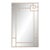 Matthew Izzo Home Tessa Cerused Oak Faux Bamboo Detail Wall Mirror For Sale