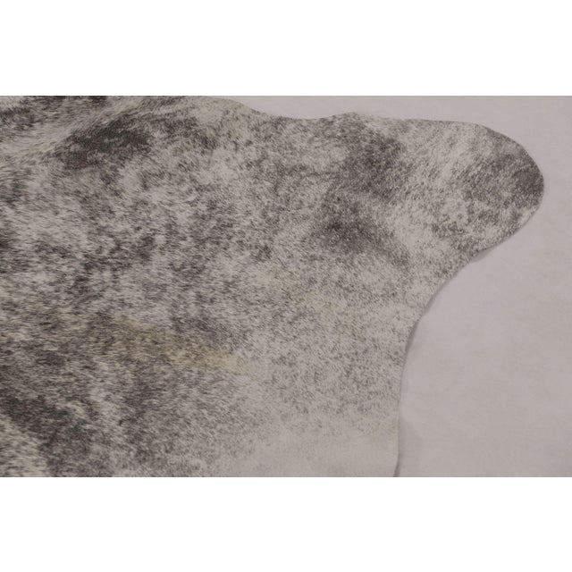 Traditional Rug & Kilim’s Large Cowhide Rug in Light Gray and Cream Tones For Sale - Image 3 of 8