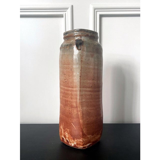 Tall Studio Pottery Ceramic Glazed Vase Warren Mackinzie For Sale - Image 10 of 14