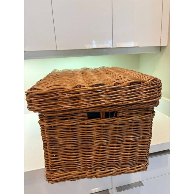 Vintage Fortnum & Mason Picnic Hamper Ginori Porcelain With Bronte Tweed Blanket – 41 Pieces For Sale - Image 17 of 18
