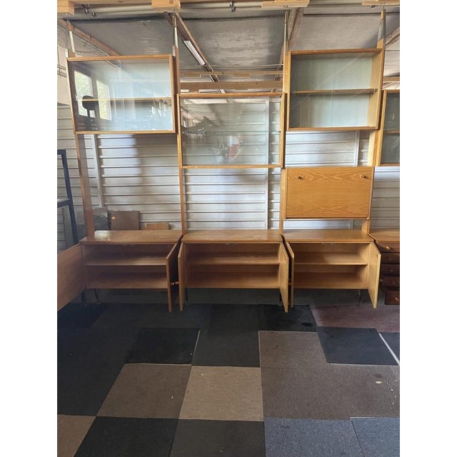 Wood Adjustable Wall Unit from Jitona, Czech Republic, 1960s For Sale - Image 7 of 13