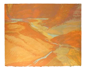 1980s "Upper Havasu" Southwestern Canyon Landscape Limited Edition Lithograph by James Conaway