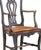 High-backed armchair King Jose style - 18th century. Portuguese; 18th century, made of walnut wood with gilded carvings,...