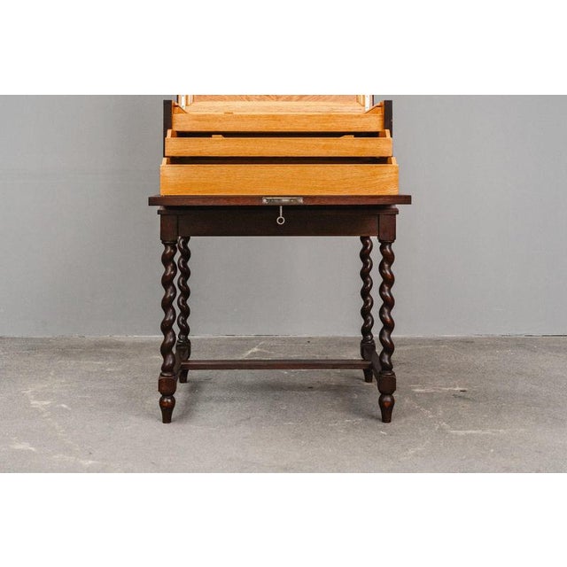 Art Nouveau Wooden Cutlery Chest For Sale - Image 15 of 18