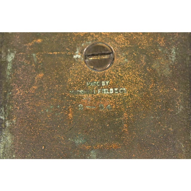 Marshall Field & Co. Antique Viking Bronze Match Box Holder, Circa 1910 For Sale - Image 10 of 12