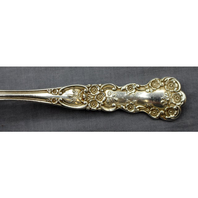 Traditional Gorham Sterling Silver Cream Soup Spoons- Set of Six For Sale - Image 3 of 5