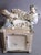 Antique Austrian Amphora Art Nouveau Figural Flower Vase With Putti and Applied Roses For Sale - Image 15 of 17