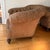 Late 20th Century Pair of Chesterfield Tufted Deep Club Chairs With Turned Wooden Legs and Brass Casters For Sale - Image 5 of 16