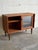 Wood Danish Teak Glass Door Cabinet Small Display Case Low Bookcase Storage Unit Denmark 1960s For Sale - Image 7 of 10