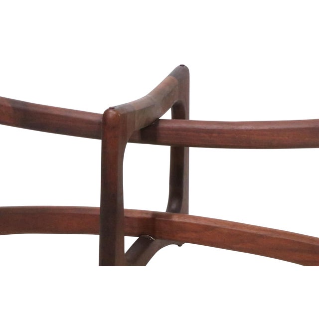 Mid Century Glass Top CoffeeTable by Adrian Pearsall C 1950/60's For Sale - Image 10 of 13