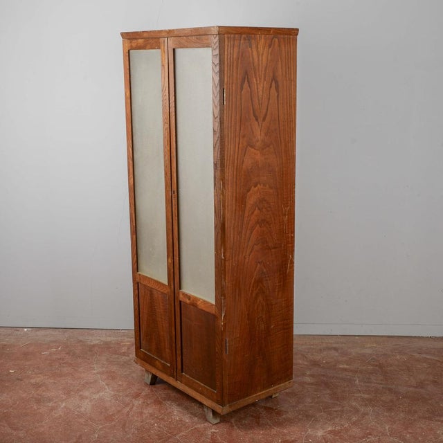 Vintage Cabinet in Glass For Sale - Image 3 of 9