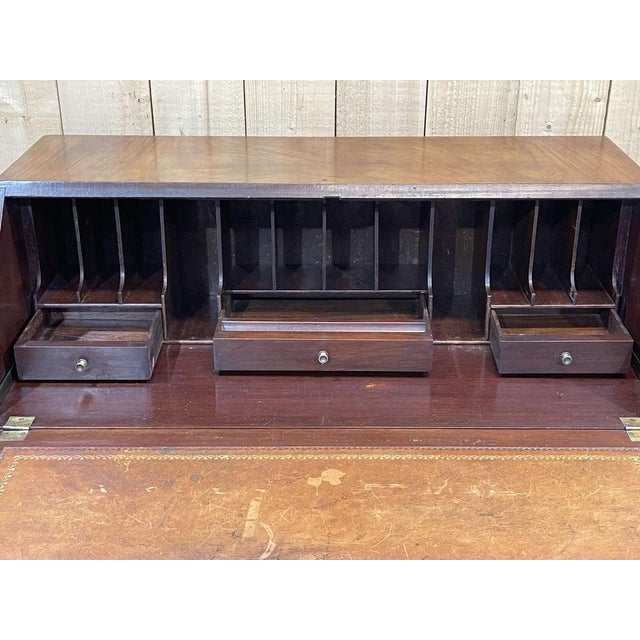 Vintage English Donkey Secretaire in Mahogany, 1930s For Sale - Image 13 of 17