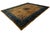 Antique Chinese Art Deco Wool Rug With Medallion and Indigo Floral Borders 9x11 For Sale - Image 10 of 10