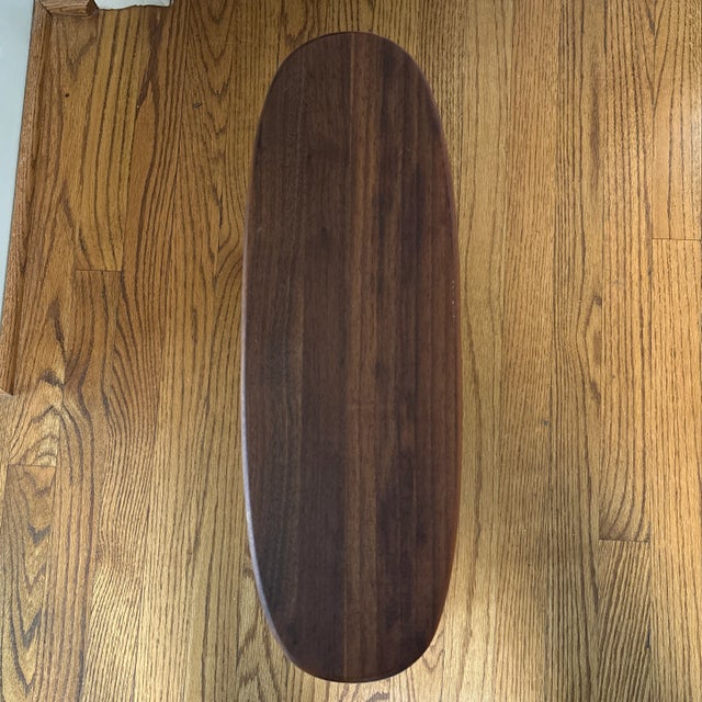 Arthur Umanoff Mid Century Walnut Spindle Magazine Rack | Chairish