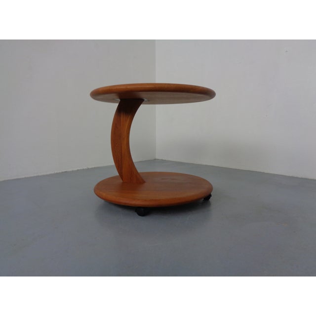 Teak Serving Trolley, Denmark, 1970s For Sale - Image 3 of 16