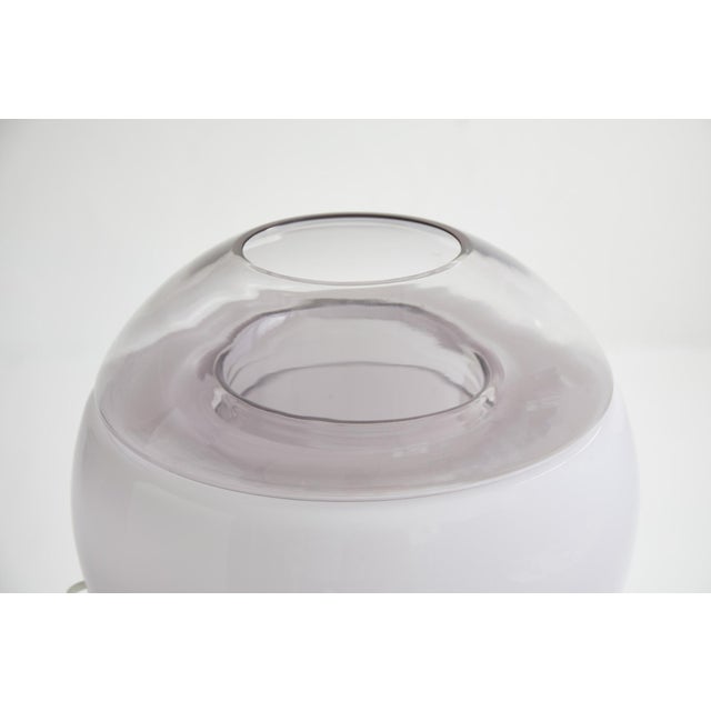 Spherical Glass Table Lamp by Carlo Nason for Linea Gb, Italy, 1970s For Sale - Image 7 of 9