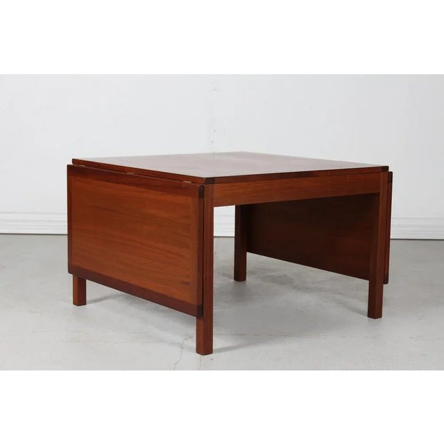 Danish vintage Børge Mogensen extendable coffee table model no. 5362 made of American walnut solid and veneer with oil...