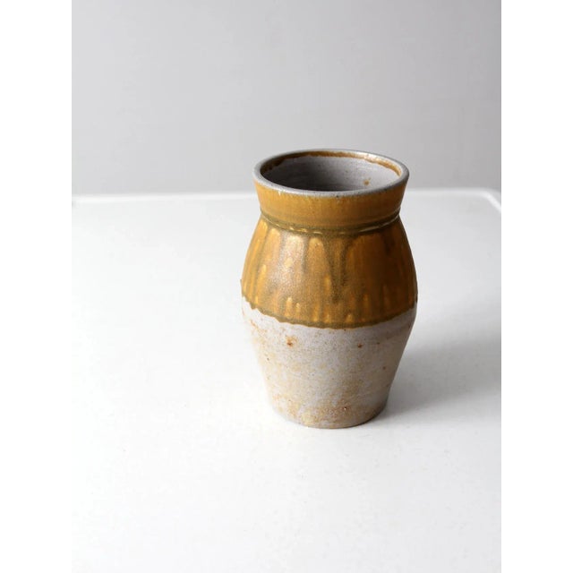 1990s Rockdale Union Stoneware Vase Circa 1995 For Sale - Image 5 of 10
