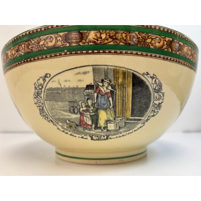 Vintage English Adams 'Cries of London' Bowl For Sale In Raleigh - Image 6 of 11