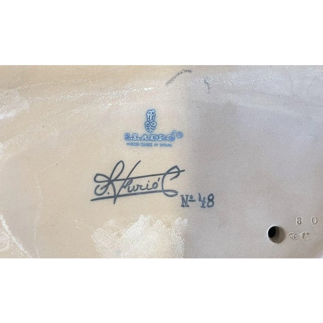 Spanish Figurine in Porcelain For Sale - Image 6 of 7