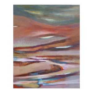 "Lay of the Land" Abstract Landscape Oil Painting by Scott Spencer