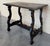 19th Baroque Spanish Side Table with Lyre Legs and Carved Edges For Sale - Image 11 of 18