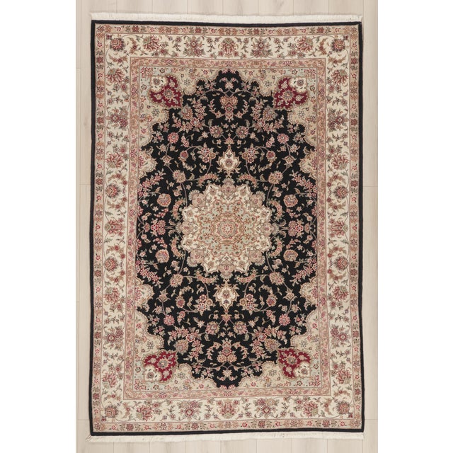 Vintage Chinese Tabriz Rug, 05'10 X 08'10 For Sale - Image 10 of 10