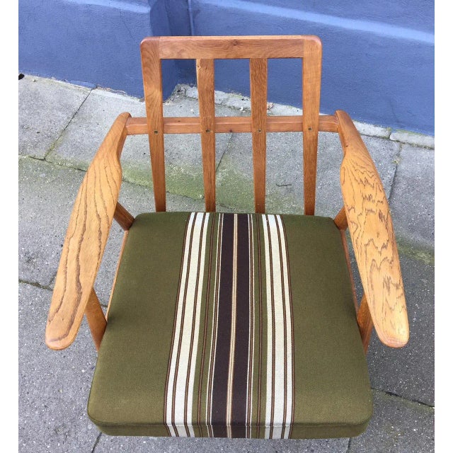 Set of Oak Cigar Easy Chairs by Hans Jørgen Wegner for Getama, 1950s For Sale - Image 4 of 6