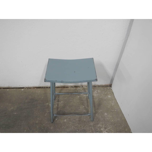 Gray Iron Stool, 1970 For Sale - Image 10 of 13