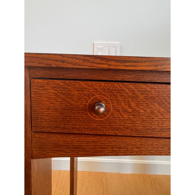 Stickley Harvey Ellis Mission Oak Arts and Crafts Style Desk For Sale In San Francisco - Image 6 of 10