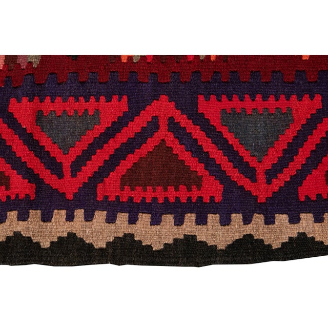 Mid-20th Century Vintage Kilim Runner Rug 4' 7" X 11'. For Sale - Image 9 of 13